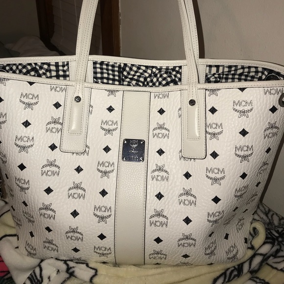 MCM Handbags - Authentic MCM reversible Liz Shopper Tote